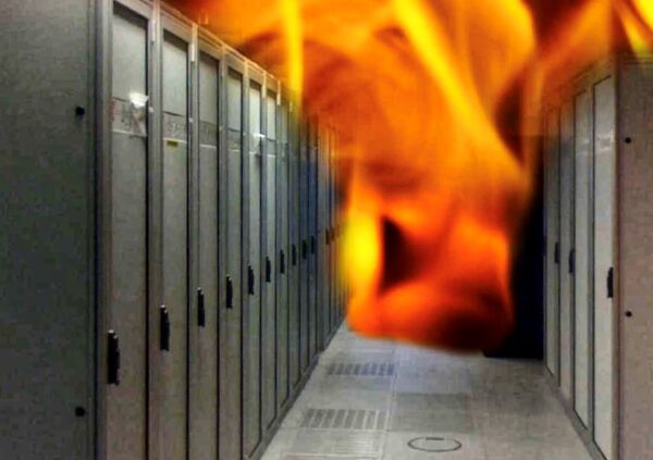 Server room integrity test fire