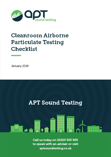 Cleanroom airbourner particulate testing checklist