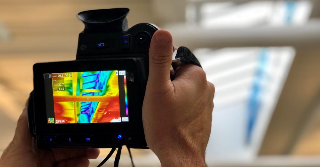 BREEAM thermal-imaging-survey-being-undertaken-commercial-building