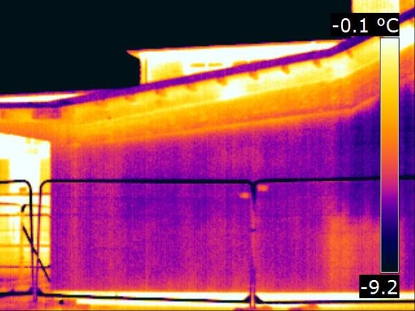 thermal imaging survey on a commercial building