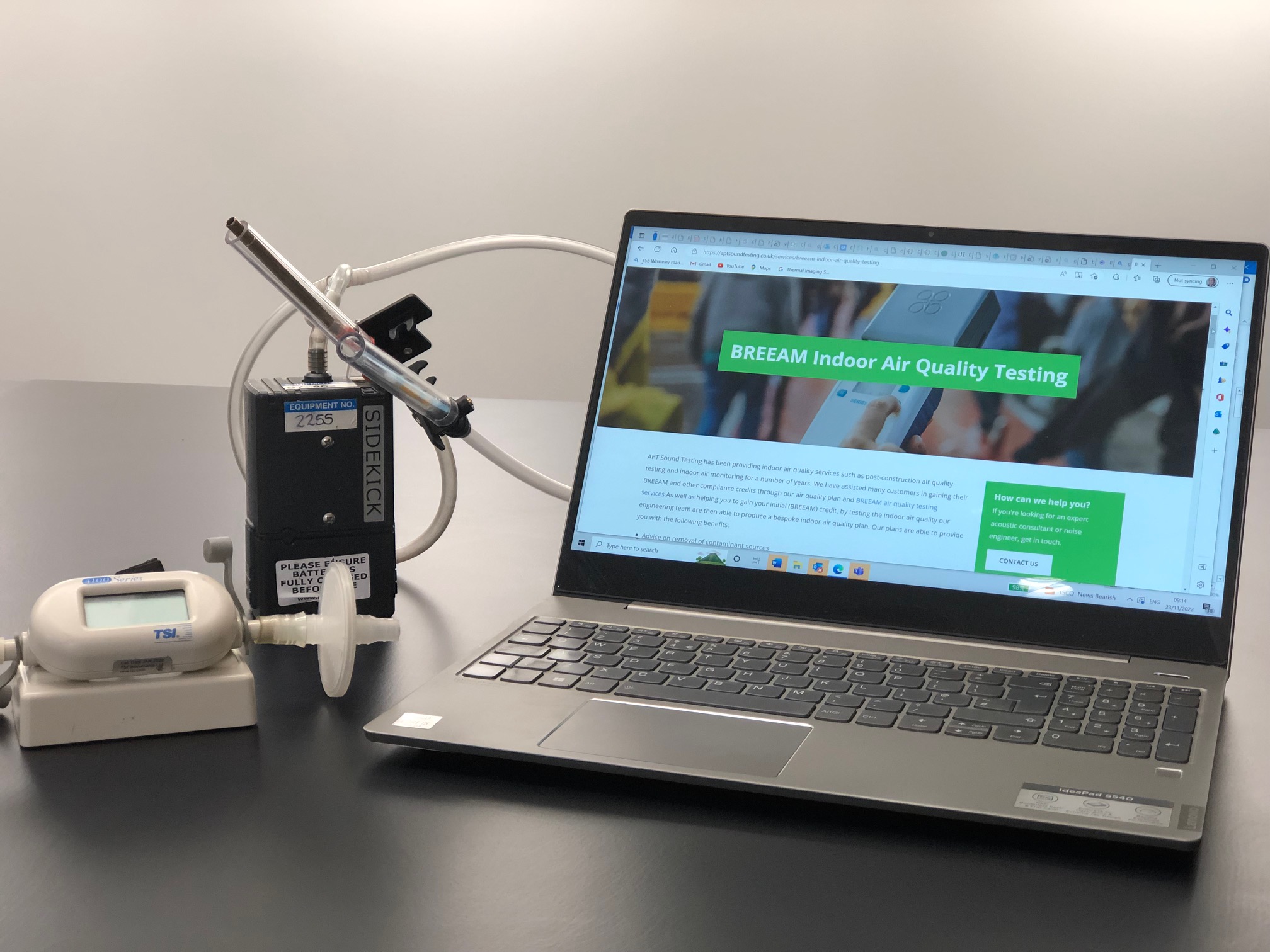 We undertake Indoor Air Quality Testing for extra BREEAM credits - APT ...