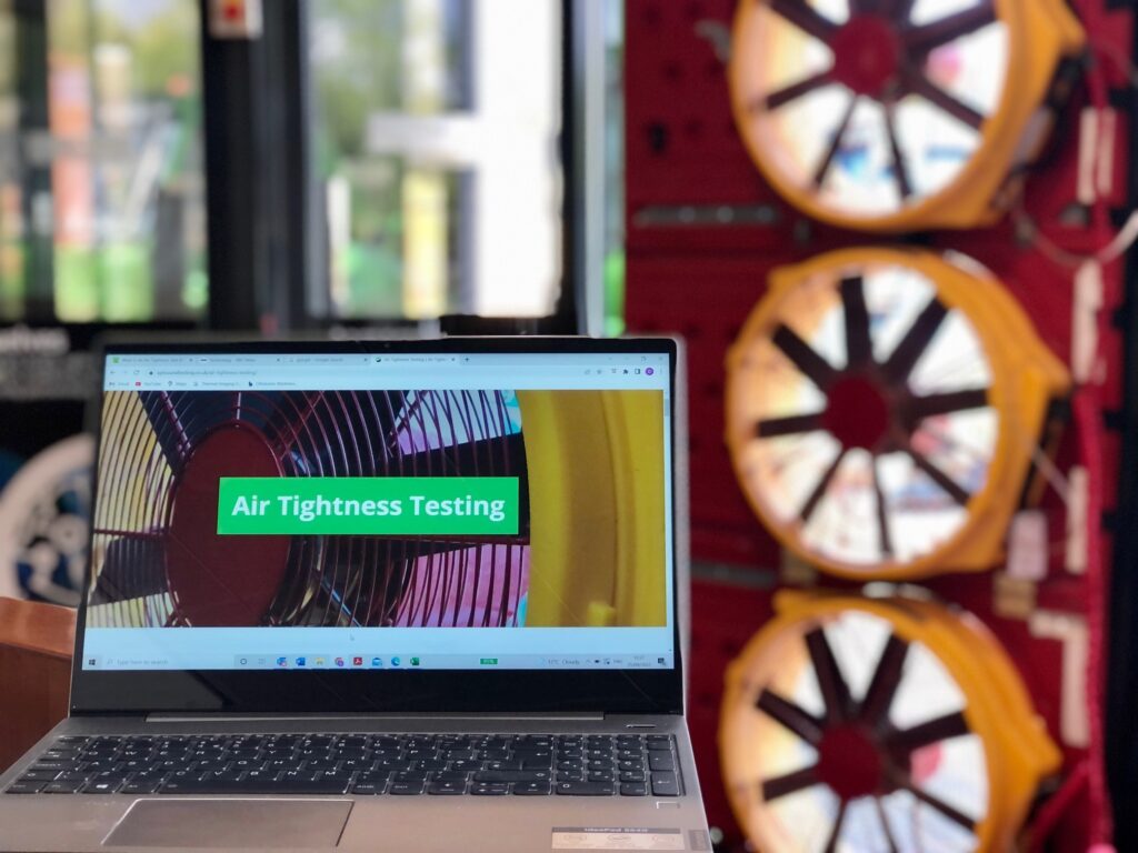 Air-Testing, Thermal Imaging and Smoke Testing to Identify Air Leakage Paths in Buildings